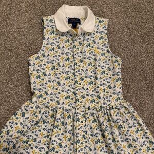 Polo Ralph Lauren Floral Kids Dress. Girl size 7